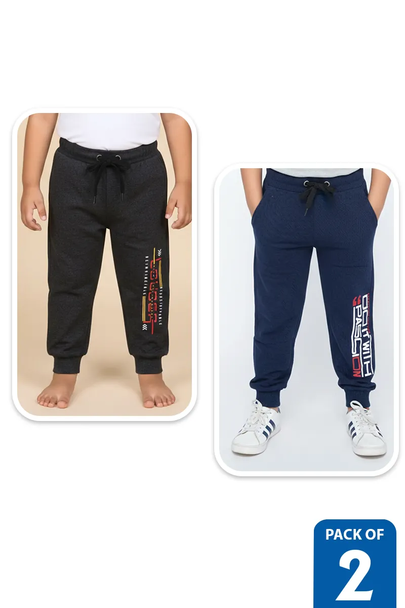 Pack of 2 Track Pant for Boys - Multicolor