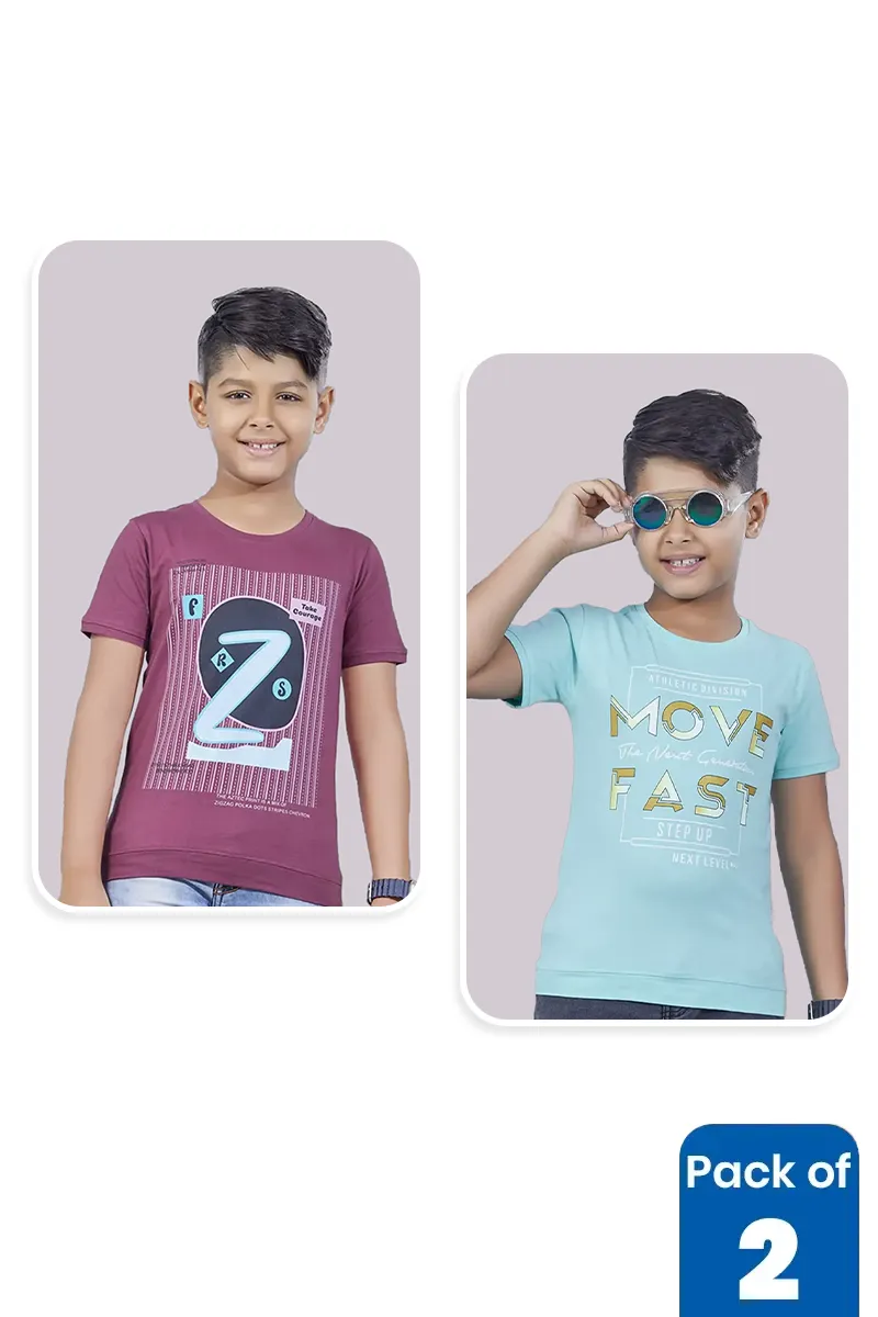 Pack of 2 T-Shirts for Boys