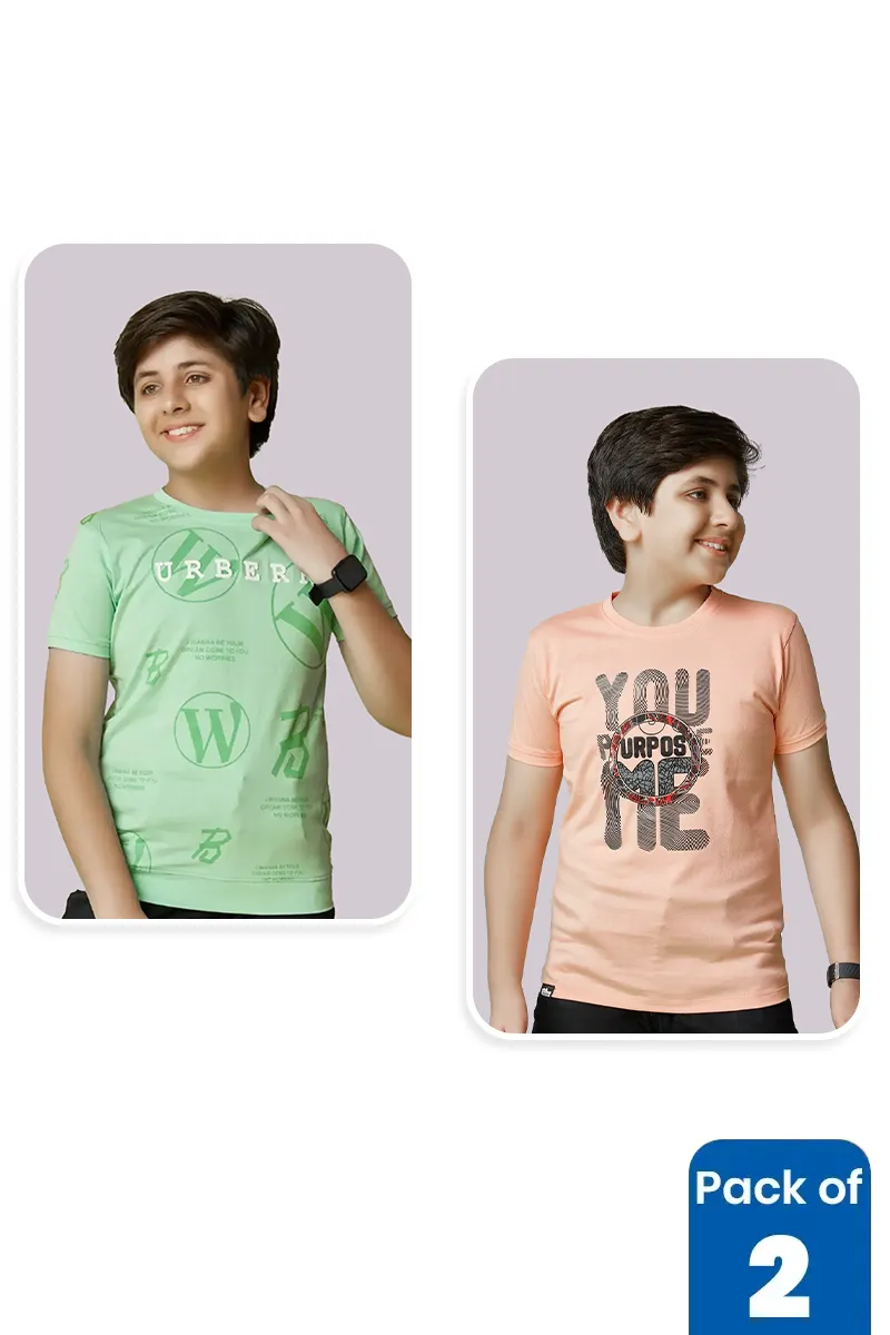 Pack of 2 T-Shirts for Boys