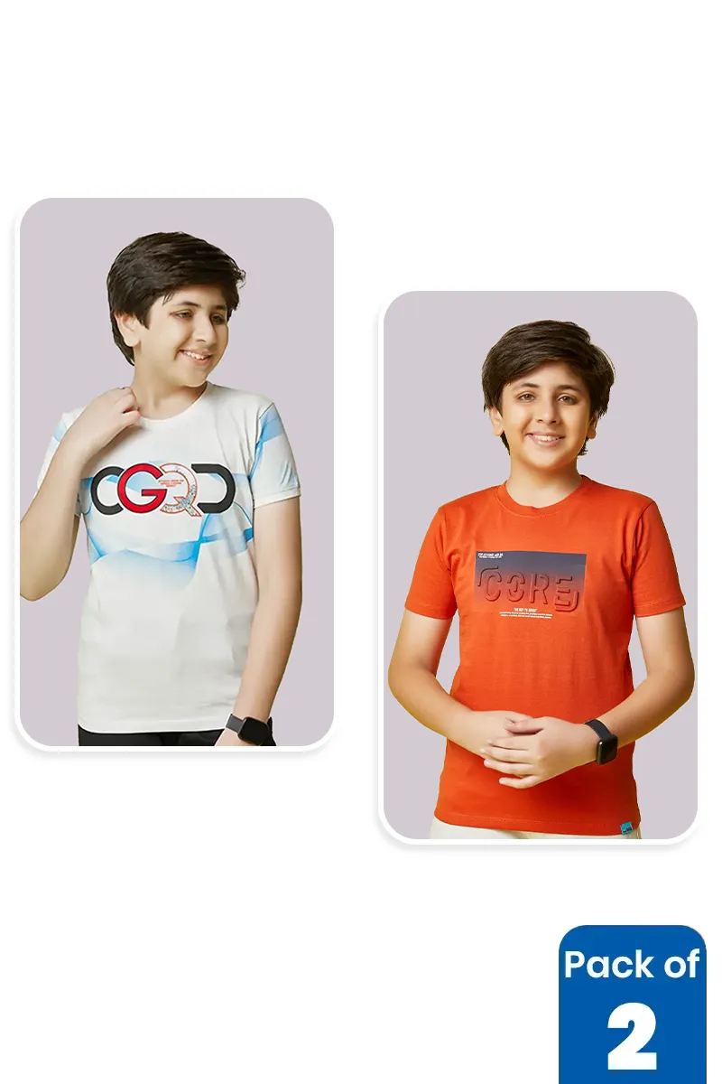 Pack of 2 T-Shirts for Boys