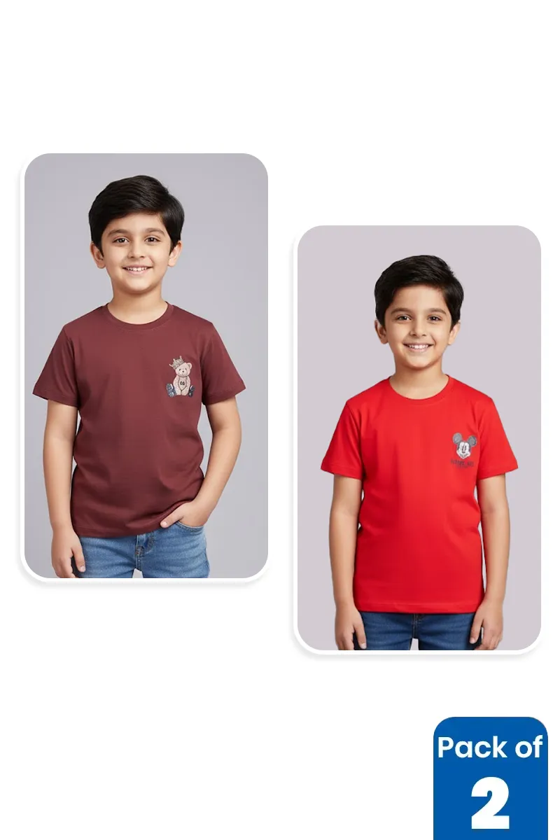 Pack of 2 T-Shirts for Boys