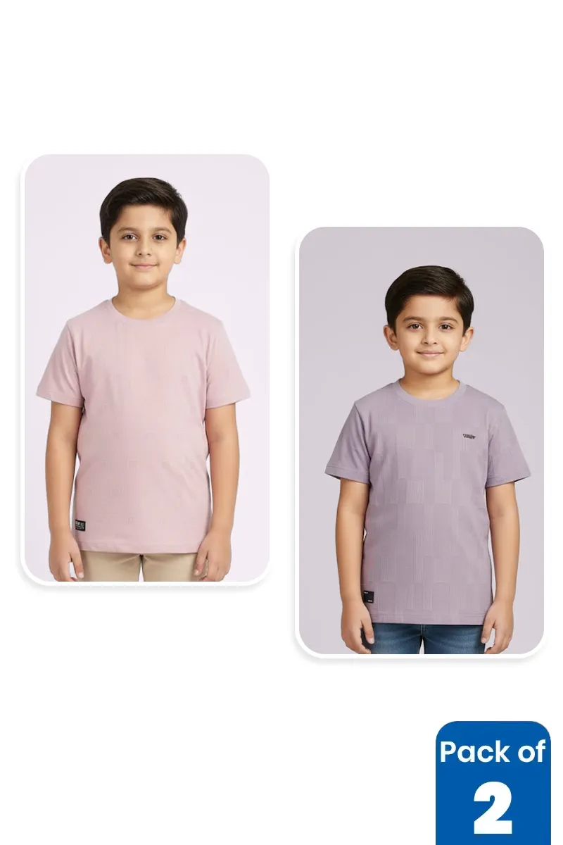 Pack of 2 T-Shirts for Boys CLCB0070MUL910YRS