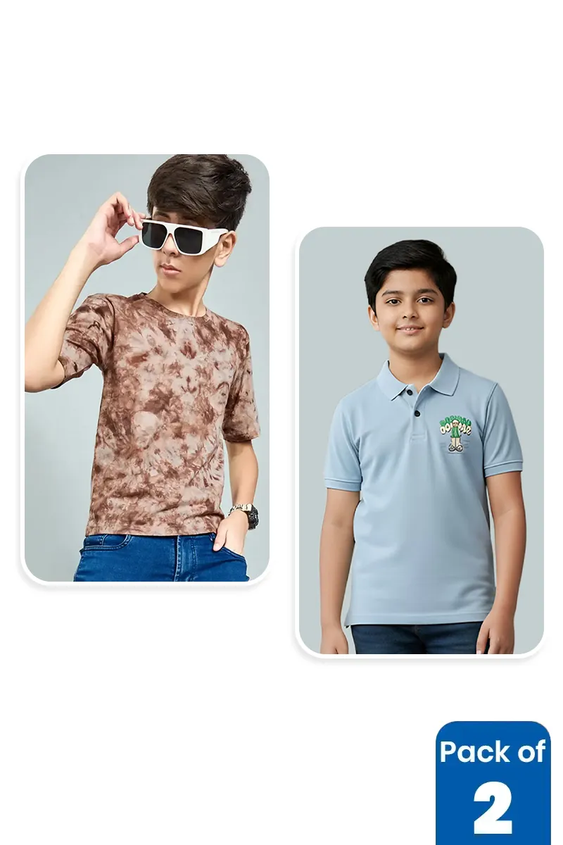 Pack of 2 T-Shirts for Boys