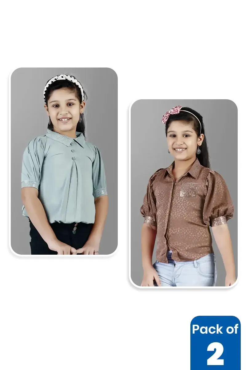 Pack of 2 Tops for Girls