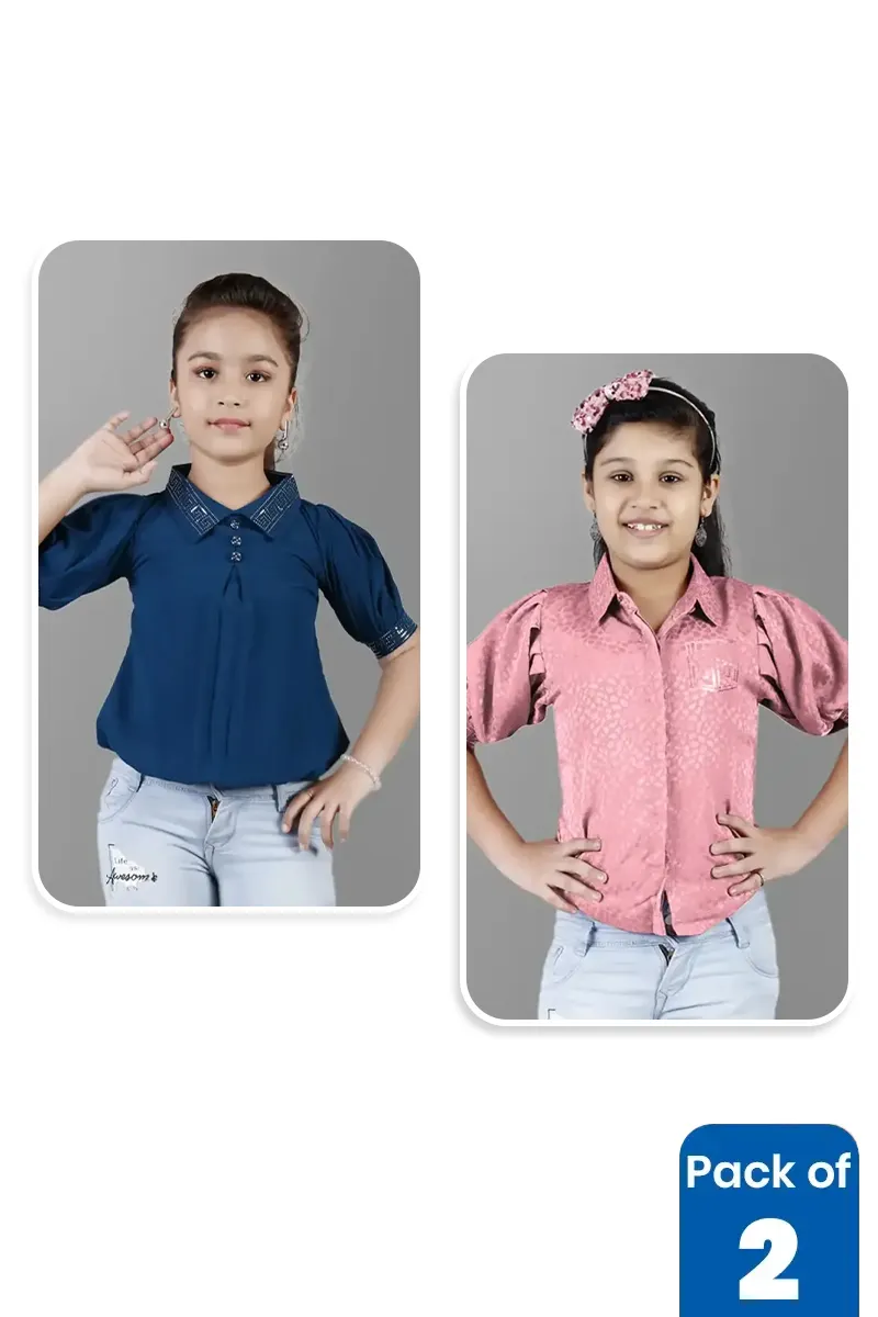 Pack of 2 Tops for Girls