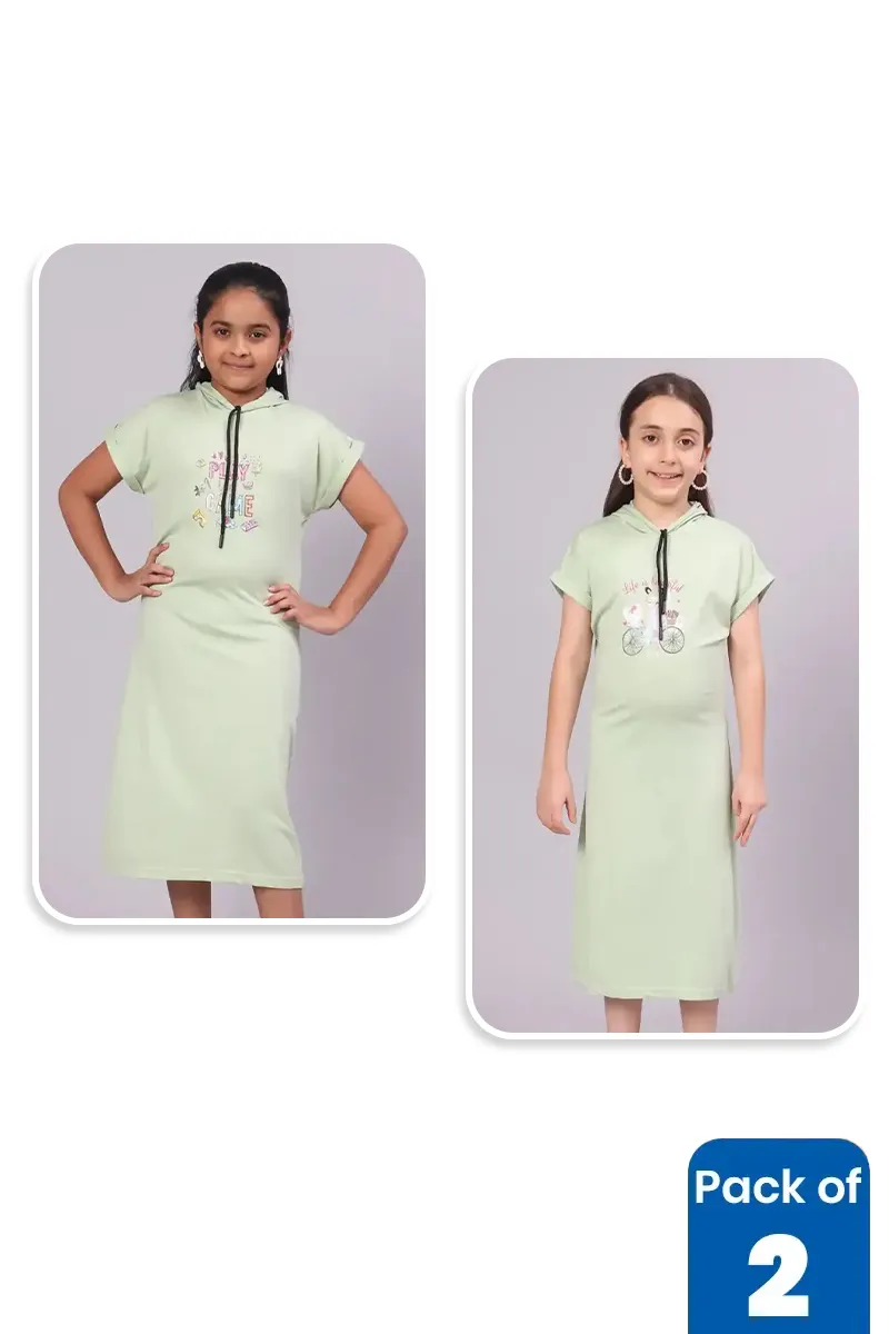 Pack of 2 Tops for Girls CLCBG00131GRE34YRS