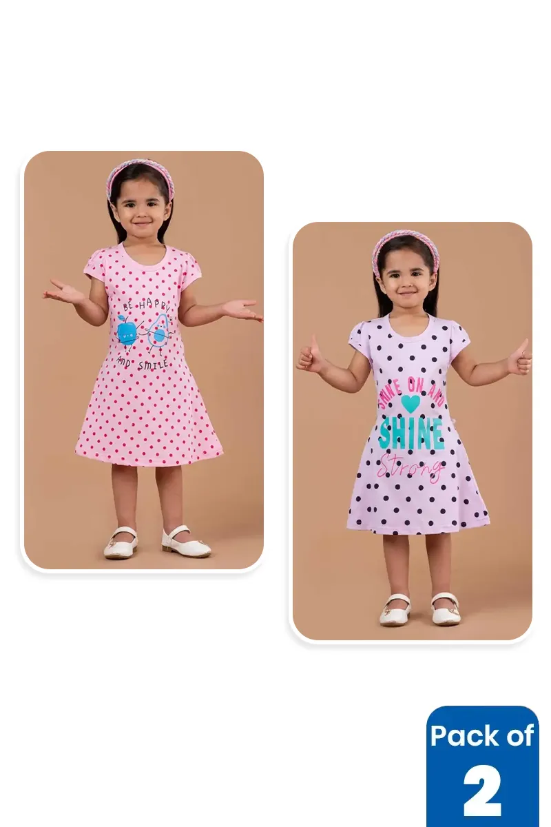 Pack of 2 Dress for Girls