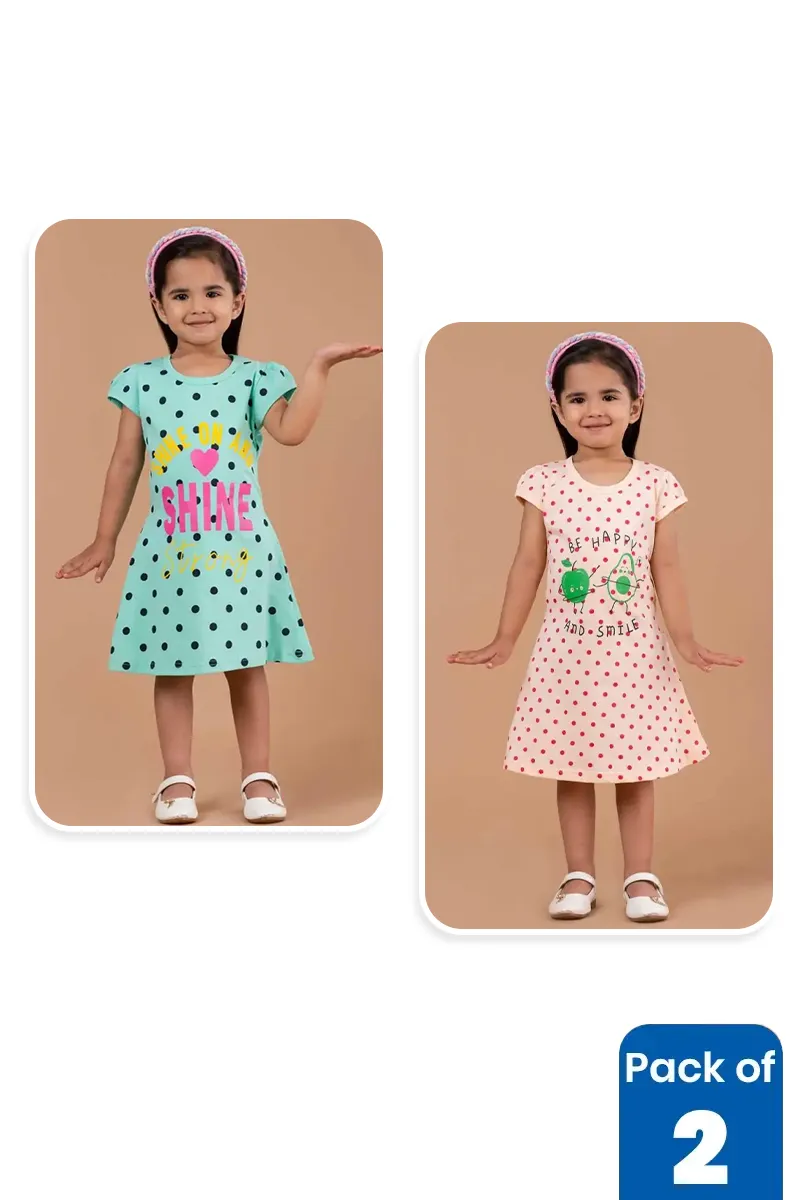 Pack of 2 Dress for Girls