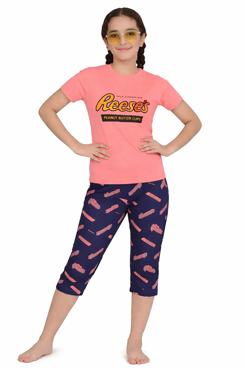 T-Shirt and Capri Pant Set for Girls