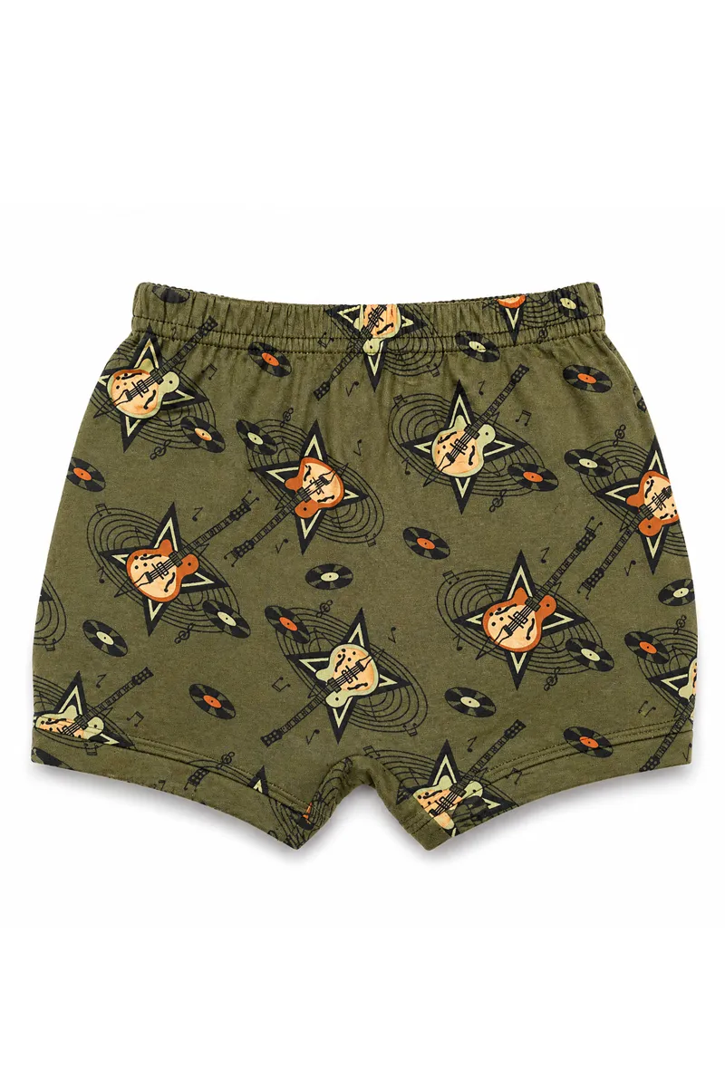 Cotton Printed Bloomer Shorts for Girls - Multicolor