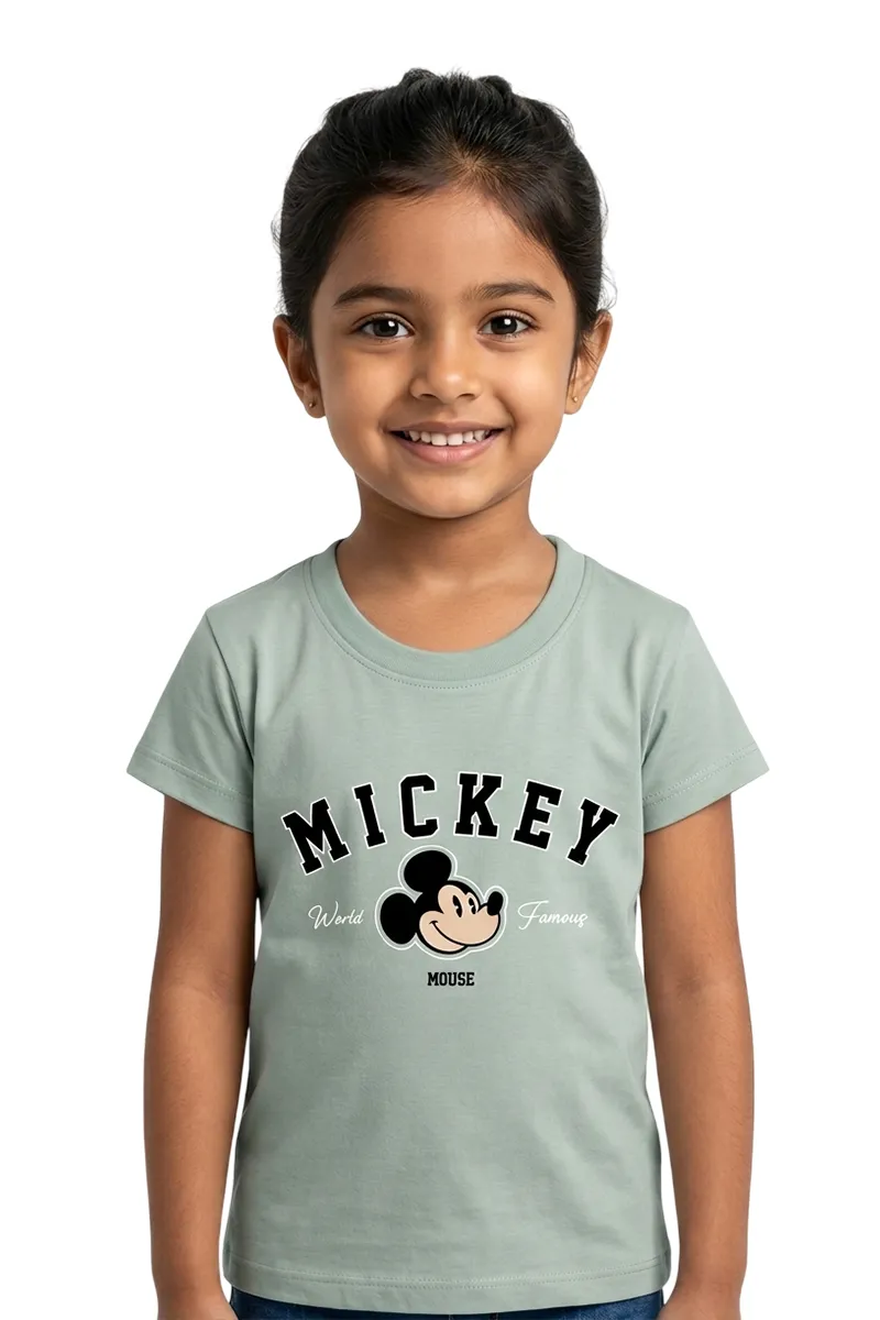 Printed T-Shirt for Girls - Green