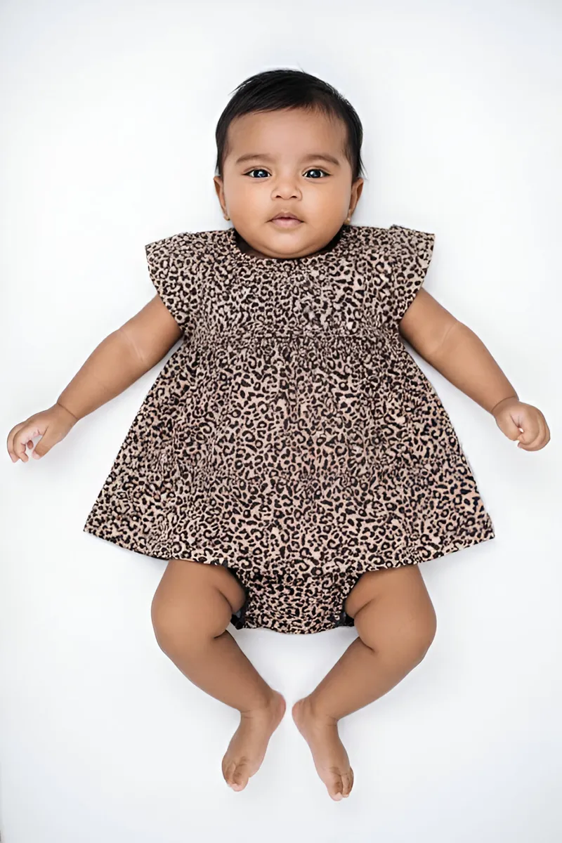 Cotton Frock with Panty Set for Baby Girl - Black CLJBCL0077BLA03M