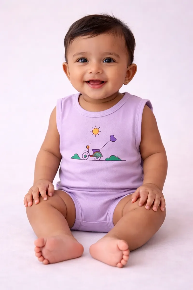 Clothing Set for Babies - Lavender CLJBCS00172LAV03M