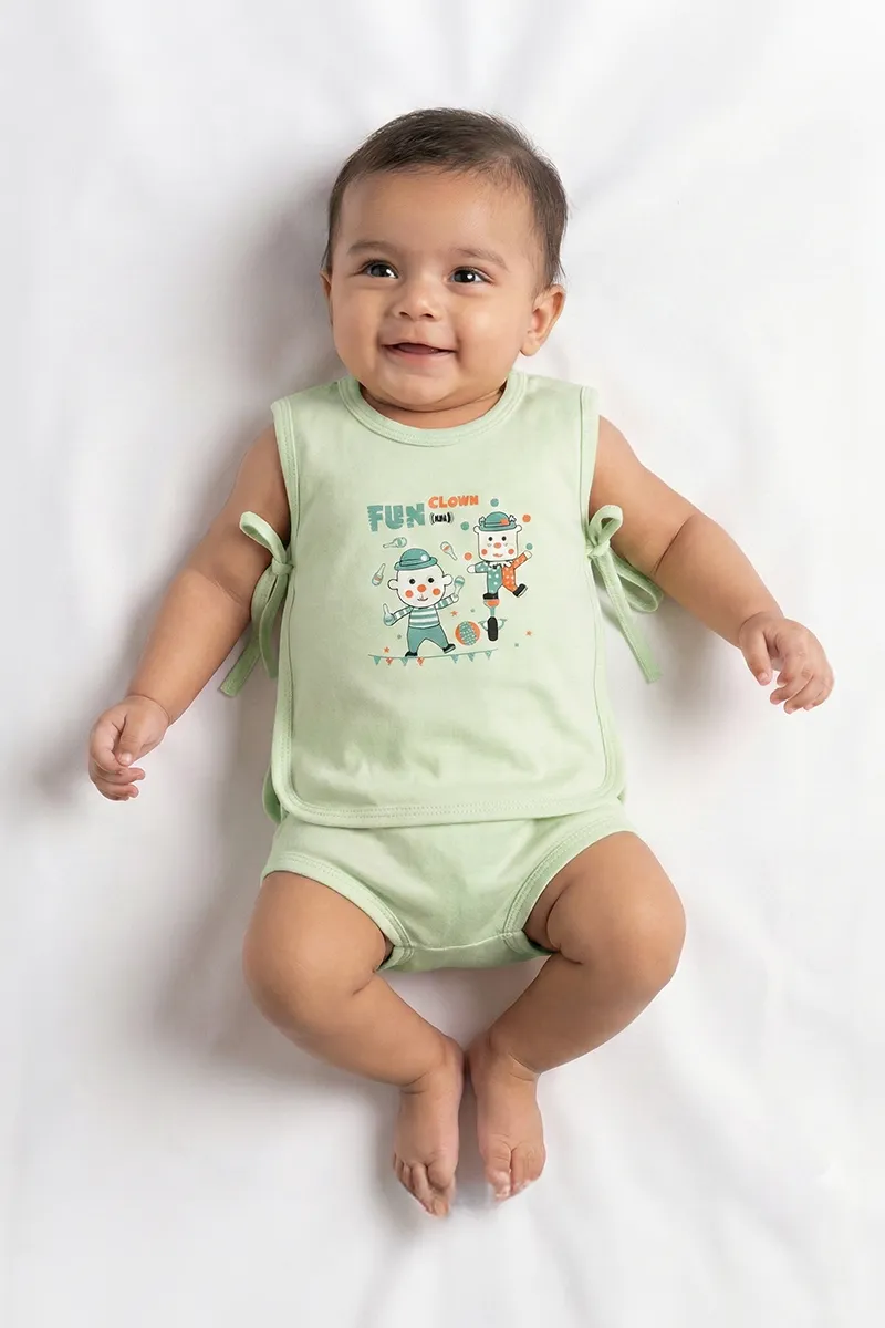 Top and Panty Set for Babies - Light Green CLJBCS00189LGR03M