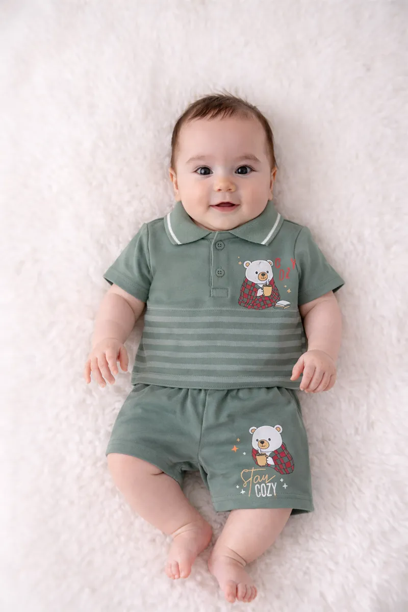 Cotton T-Shirt with Shorts Set | Soft Cotton Baby Wear Chennai