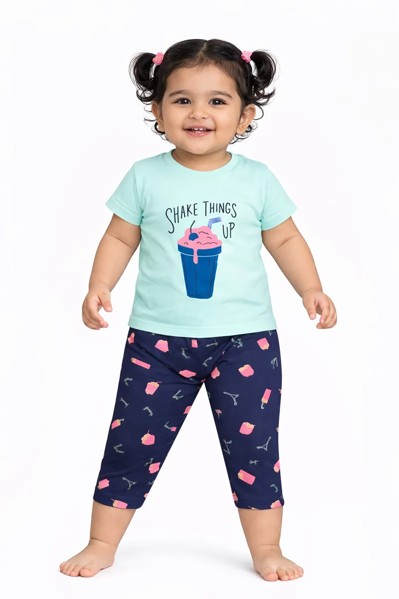 T-Shirt and Capri Pant Set for Baby Girl