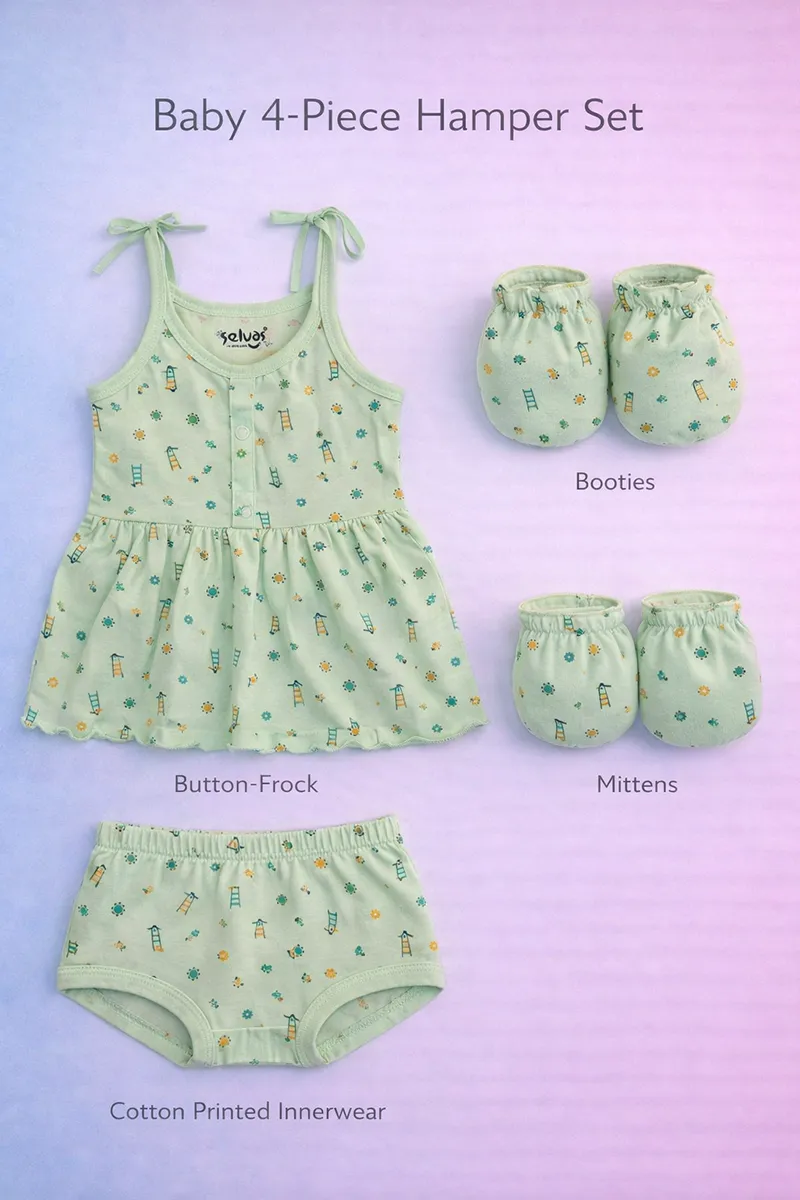 Gift Set for Babies - Green - CLJBGS02GRE03M