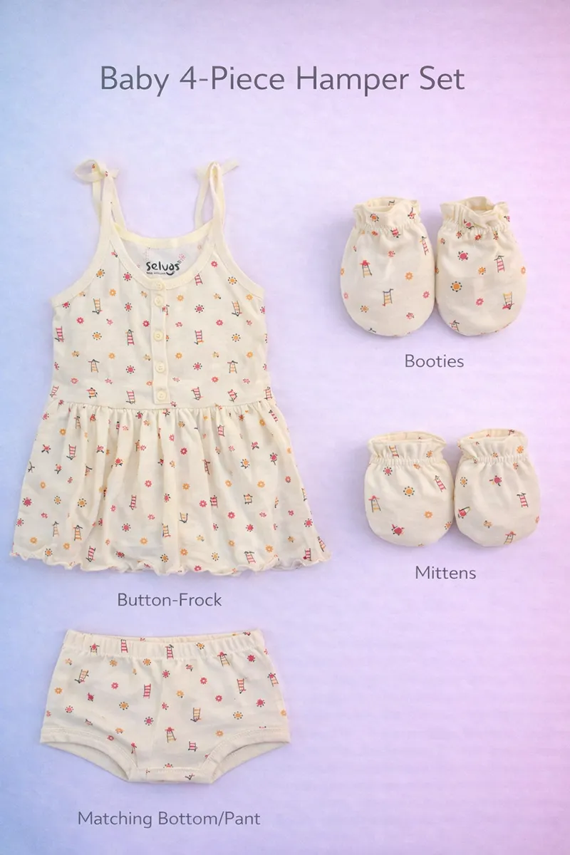 Gift Set for Babies - Yellow - CLJBGS02YEL03M