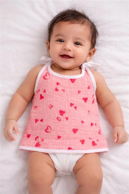 Cotton Knot Jhabla for Babies - Cham Pink CLJBJ001CHAPIN03M