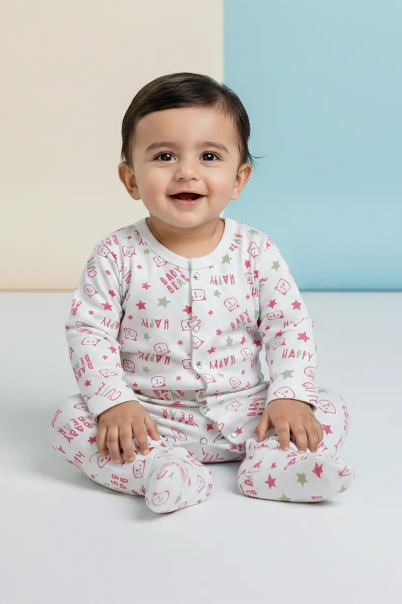 Cotton Rompers for Babies - Pink