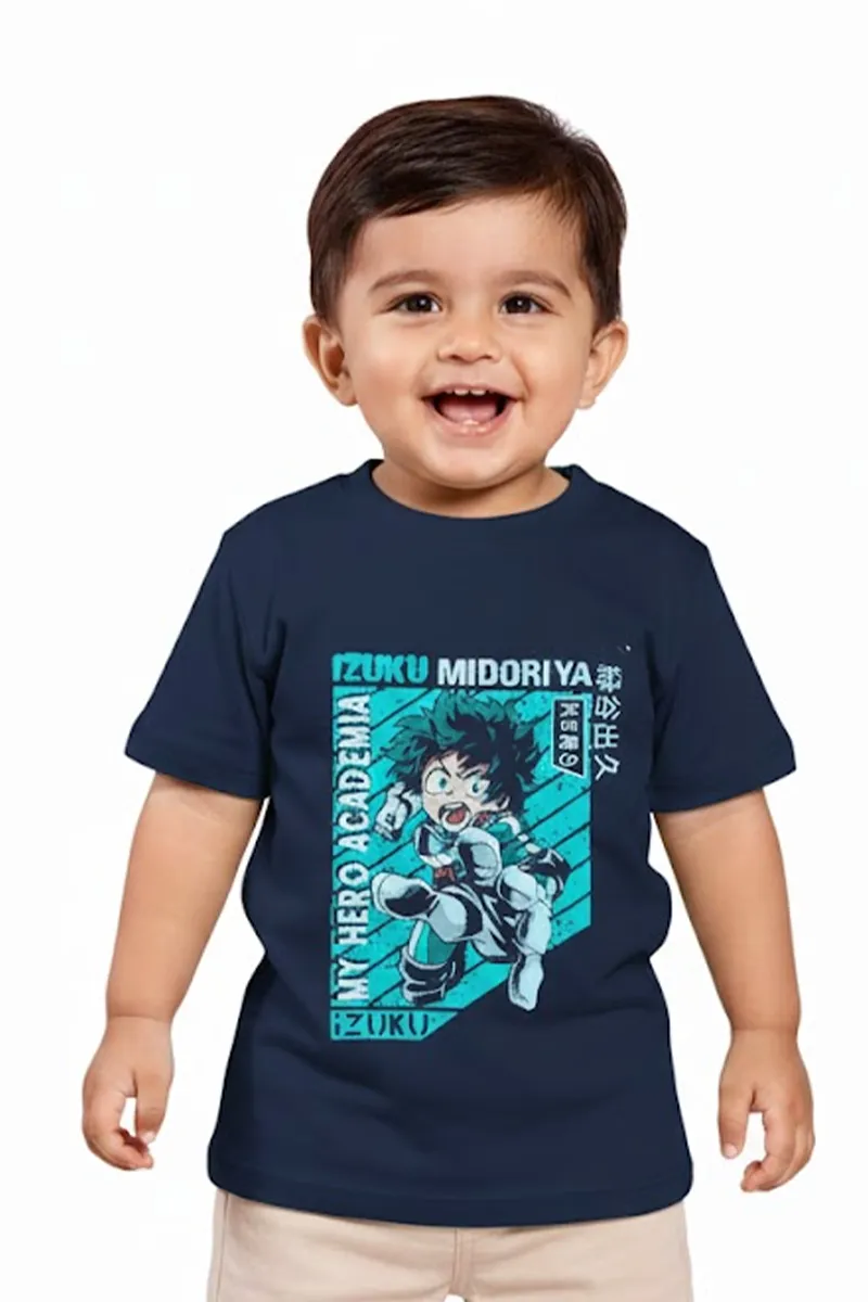 Printed T-Shirt for Baby Boys - Teal