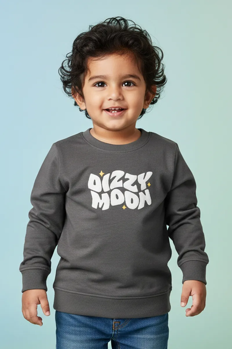 Full-Sleeve T-Shirt for Baby Boys - Grey