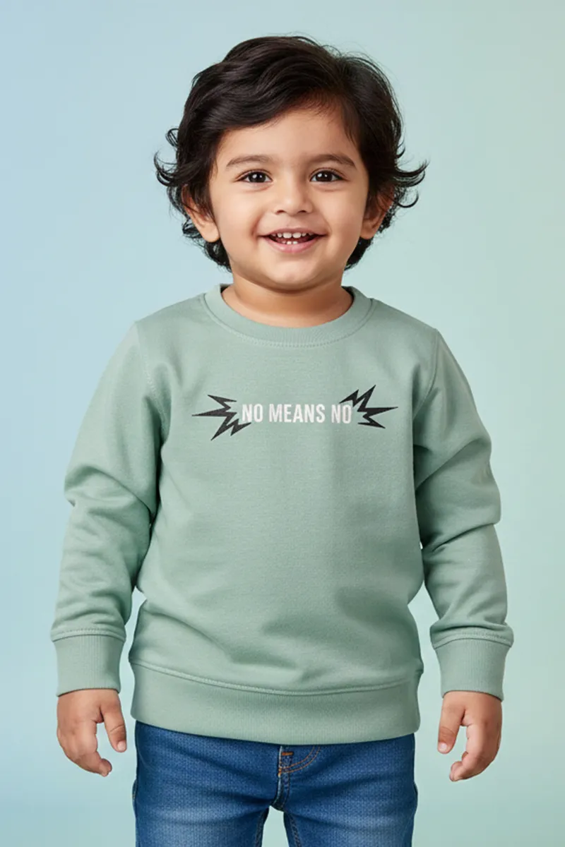 Full-Sleeve T-Shirt for Baby Boys - Light Green CLJBT00197LIG612M