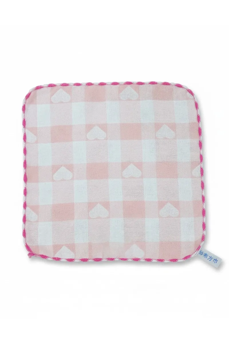 Cotton Printed Hankies for Kids -Pink CLKA012PINONES