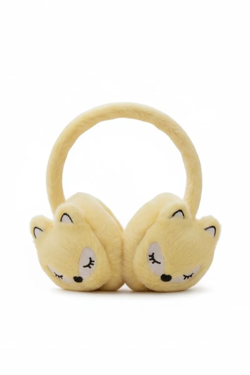 Warm Plush Winter Earmuffs for Girls & Boys -Yellow CLKA014YELFREE