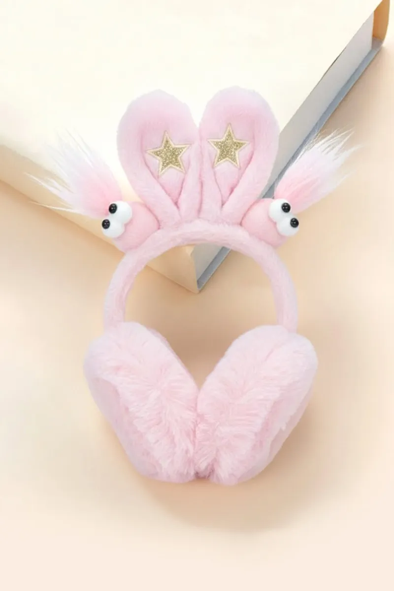 Warm Plush Winter Earmuffs for Girls & Boys -Pink CLKA021PINFREE