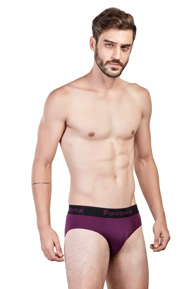 Men Cotton ELEGANT BRIEFS - Poomex CLMBR001MAG100