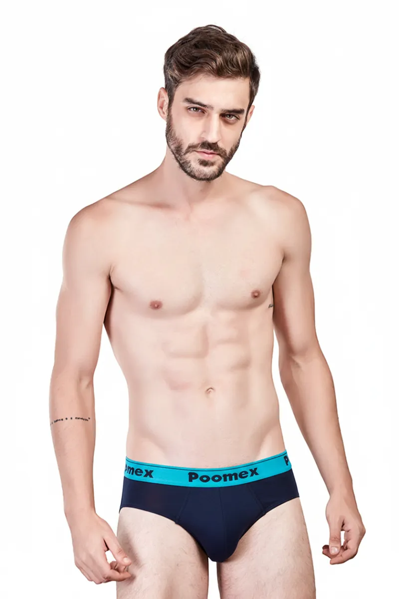 Men's Cotton Solid Elegant Briefs