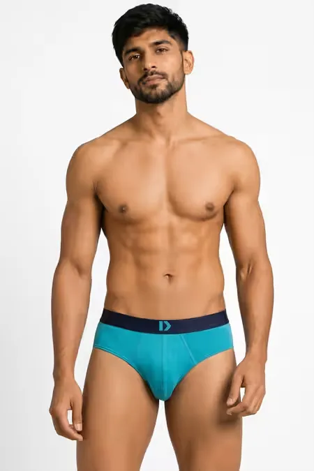 Men's Cotton Anti Microbial Finish Hustle Brief