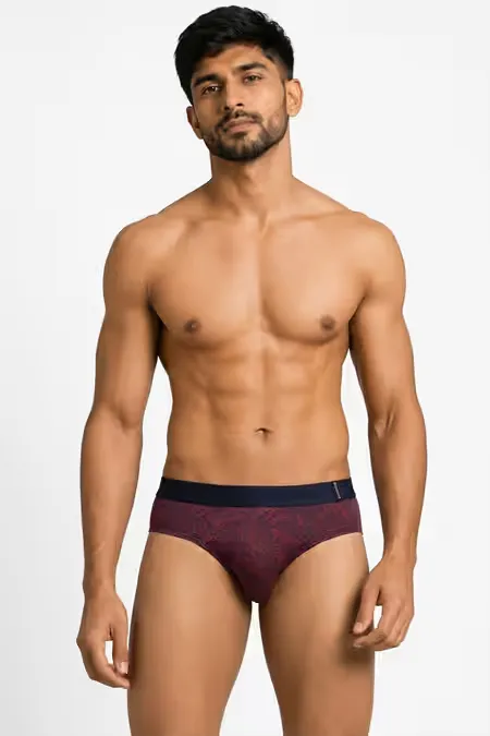 Men's Cotton Anti Microbial Finish Zest Brief