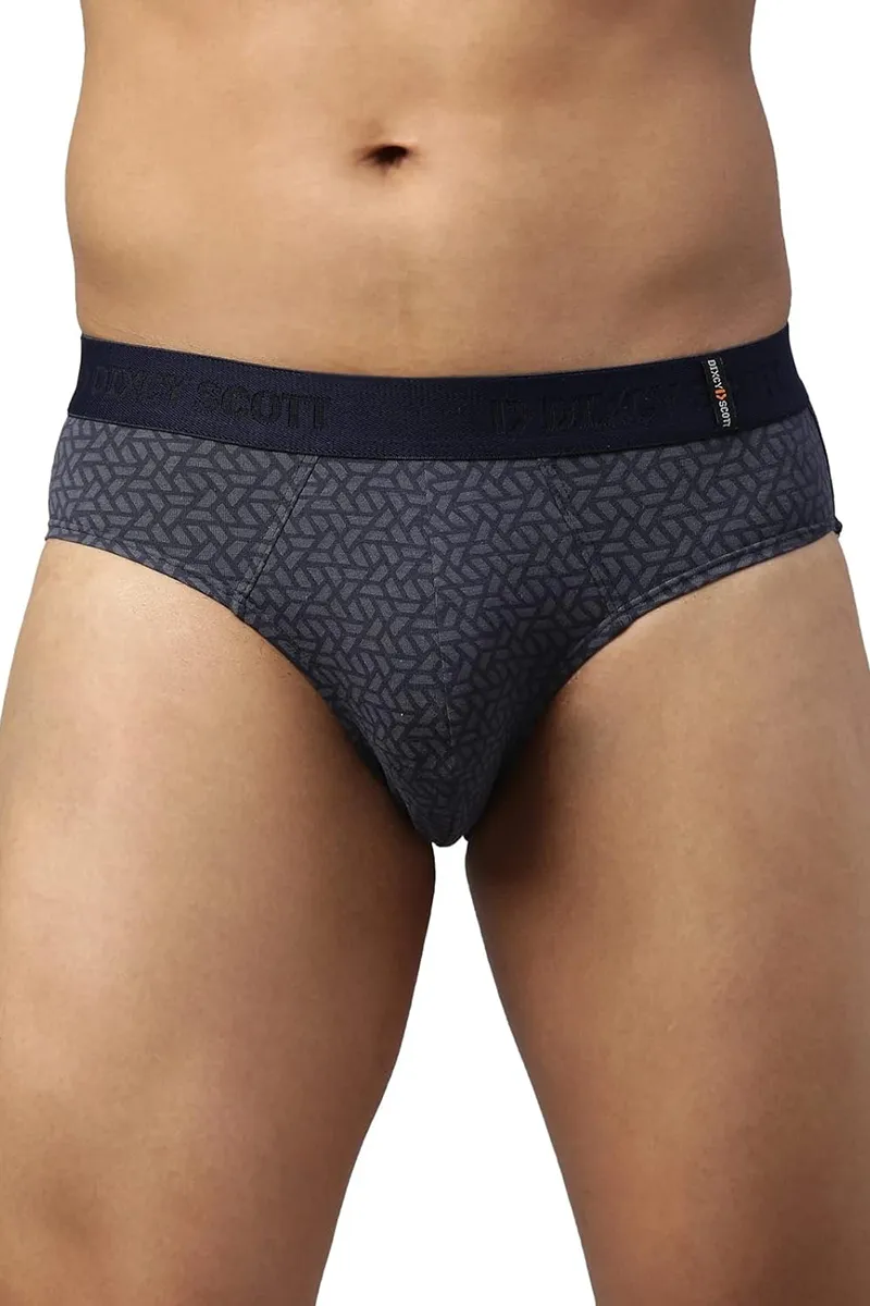 Men's Cotton Anti Microbial Finish Zest Brief