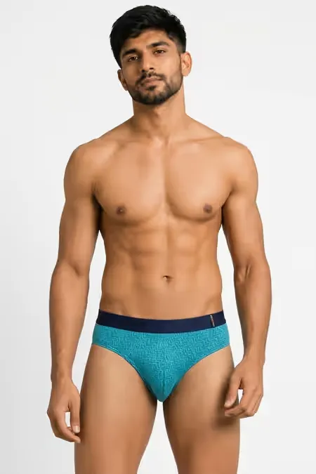 Men's Cotton Anti Microbial Finish Zest Brief