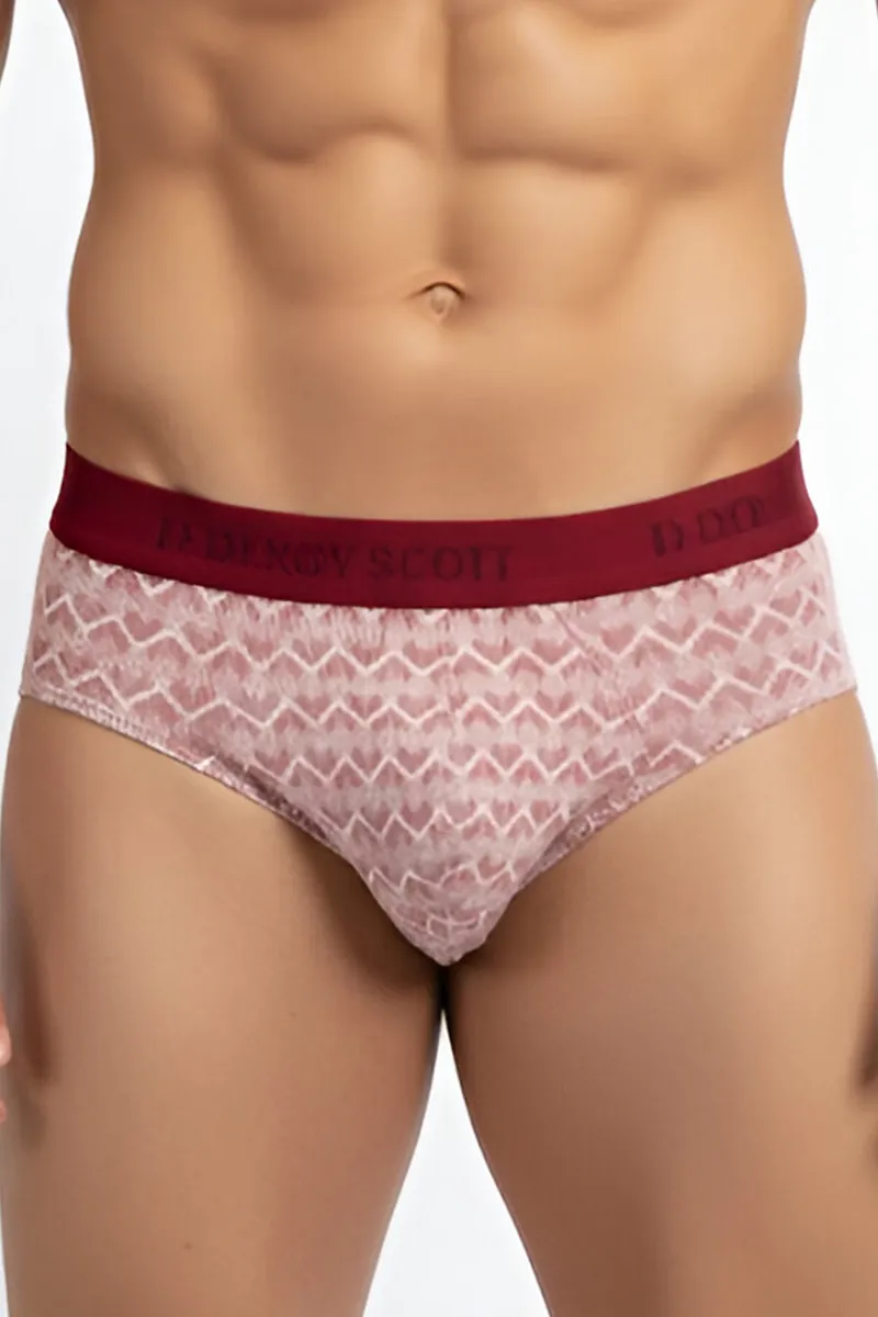 Men's Cotton Anti Microbial Finish Zest Brief CLMBR011MARXL