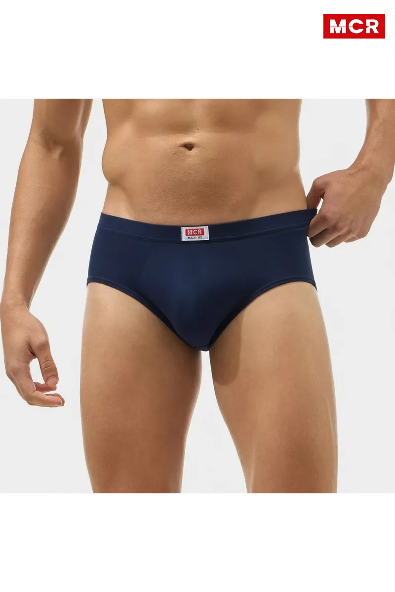 Men's Cotton Solid Max Briefs CLMBR013DABL95