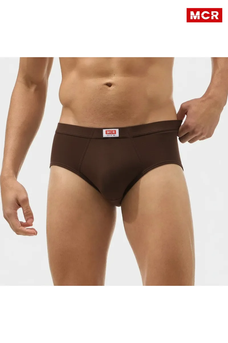 Men's Cotton Solid Max Briefs CLMBR013DAR75