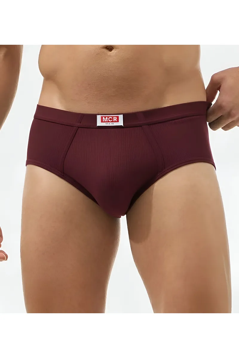 Men's Cotton Solid Max Briefs CLMBR013WIN75