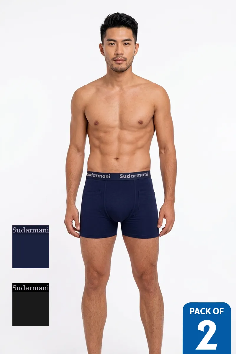 Cotton Trunks for Men - Pack of 2