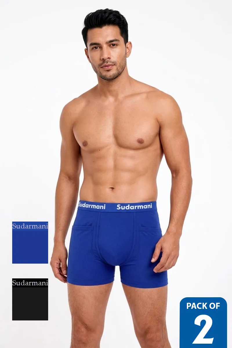 Cotton Trunks for Men - Pack of 2