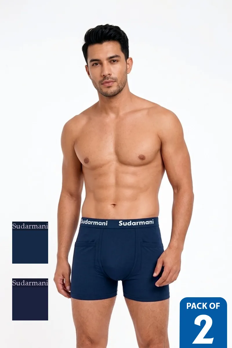 Cotton Trunks for Men - Pack of 2