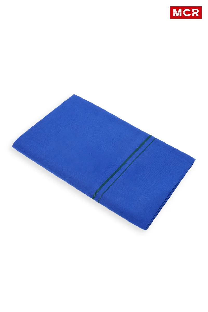 Men's Cotton Small Border Single Dhoti - 2 Mtr CLMDH32DAR2MTR