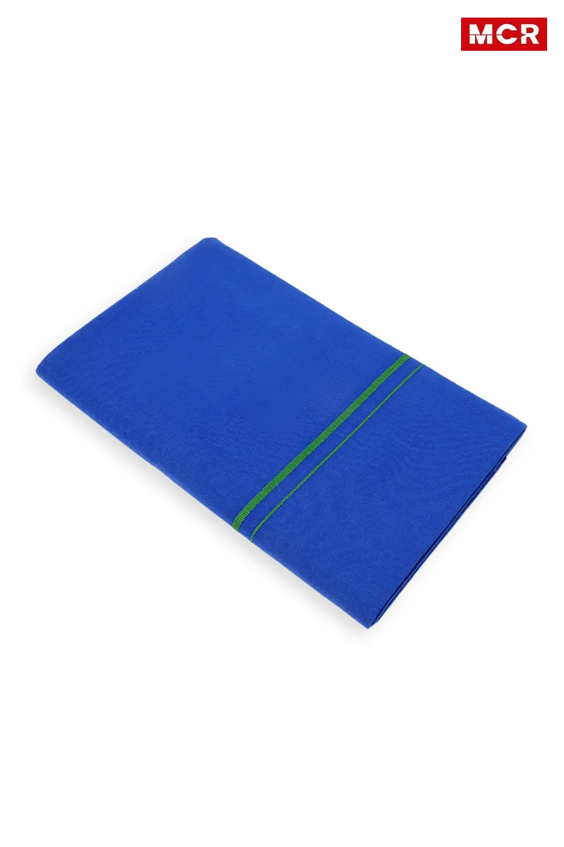 Men's Cotton Small Border Single Dhoti - 2 Mtr CLMDH32LIG2MTR