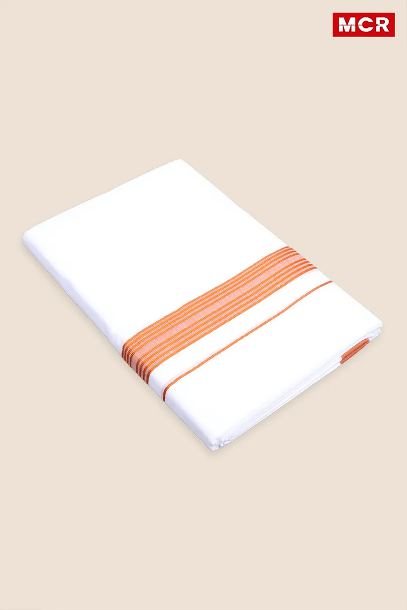 Men's Cotton Fancy Border Double Dhoti - 3.8 Mtr CLMDH56MUS38MTR