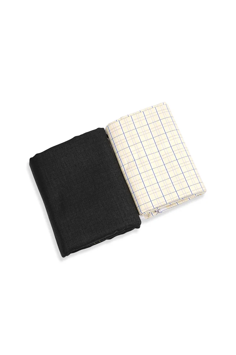 Men's Cotton Shirt & Trouser Fabric Set