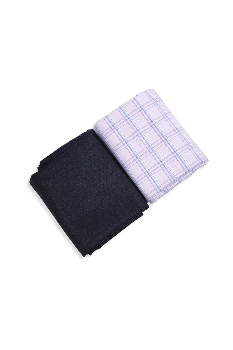 Men's Cotton Shirt & Trouser Fabric Set CLMFB08MUL