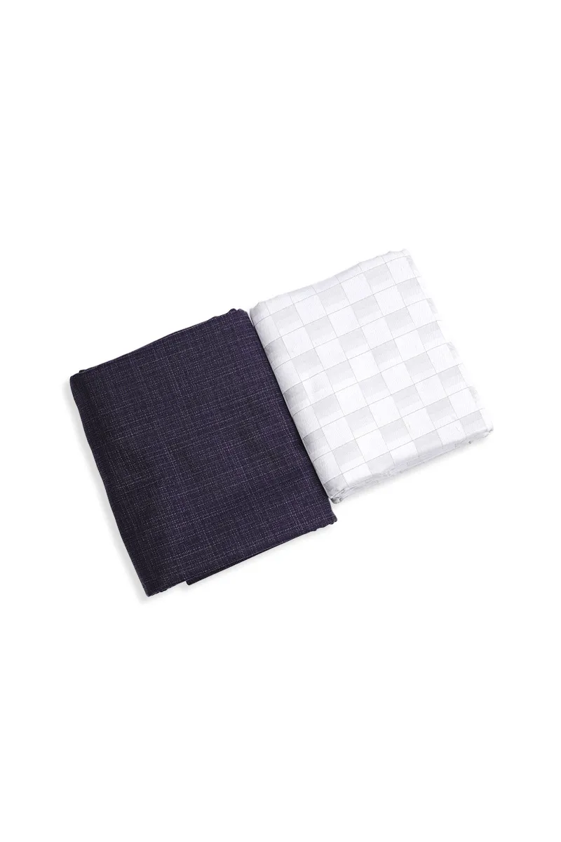 Men's Cotton Shirt & Trouser Fabric Set CLMFB11MUL