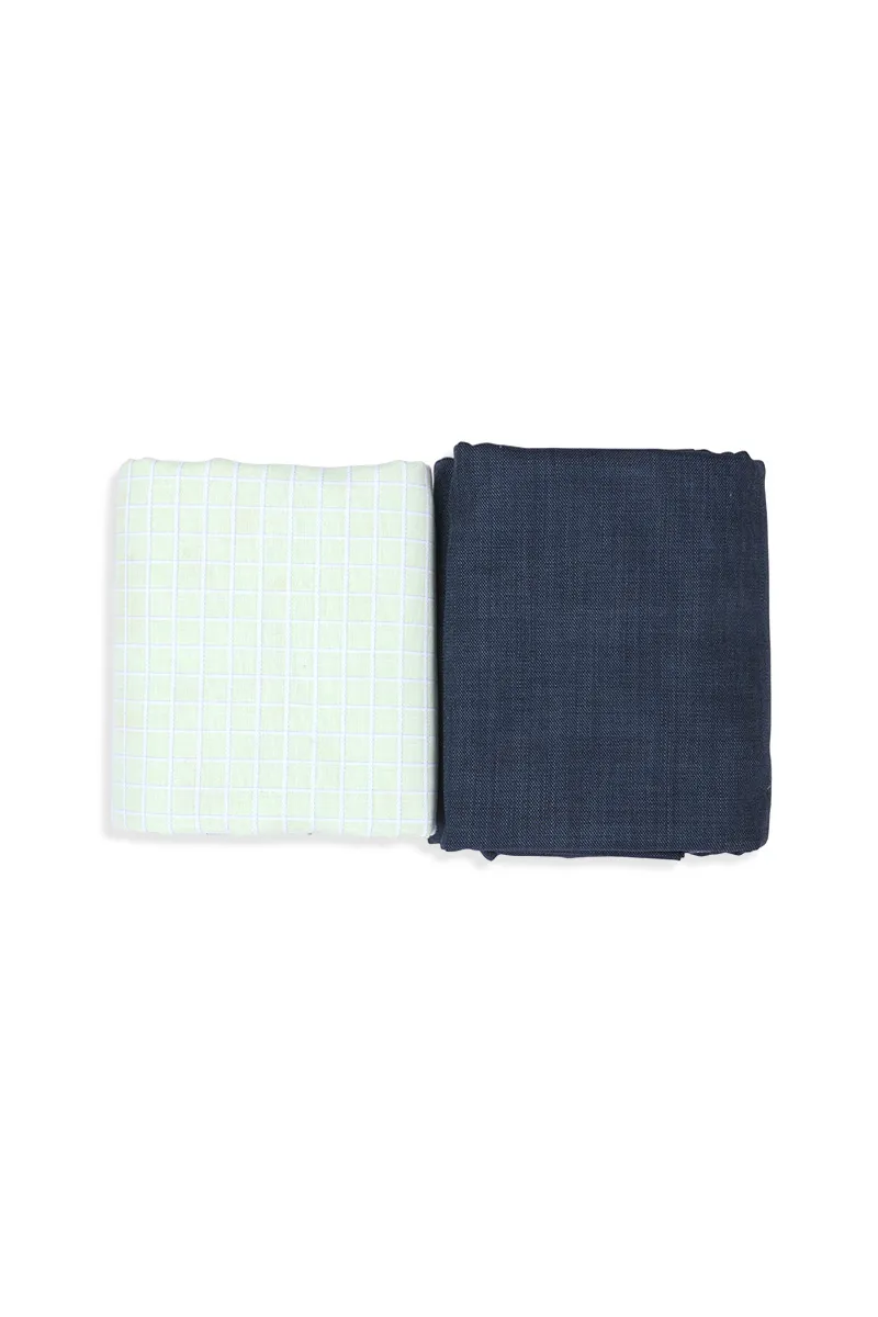 Men's Cotton Shirt & Trouser Fabric Set CLMFB20MUL